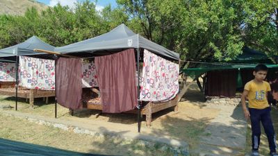 ТАПЧАН на берегу Чарвакского водохранилише