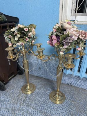 Подсвечник декор для стола ваза свадьба украшение для свечь gul vaza