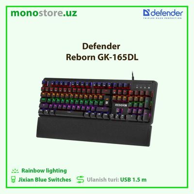 Defenderdan Reborn GK-165DL mexanik klaviatura