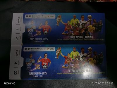 futbol futzal uchun chipta bilet humo aren билет