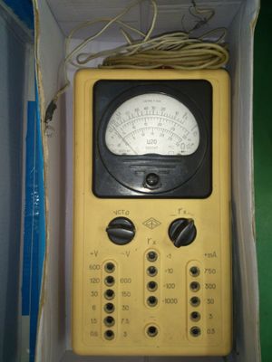 Прибор Ампервольтомметр мультиметр типа Ц-20 СССР -