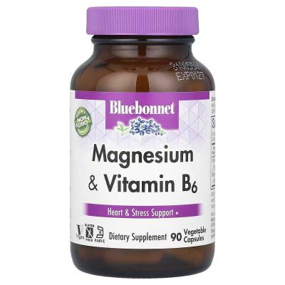 Bluebonnet Magnesium магний и B6 Magnesium & B6 magniy