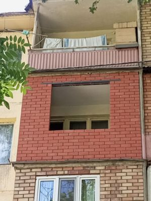 Балконга аблисовка ғишт терамиз кладка балкона кирпичная