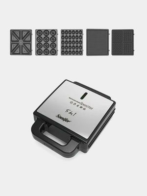 Sonifer SF-6143 вафельница 5в1, большие панели