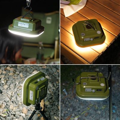 Фонарь кемпинговый аккумуляторная походный подвесной+ power bank