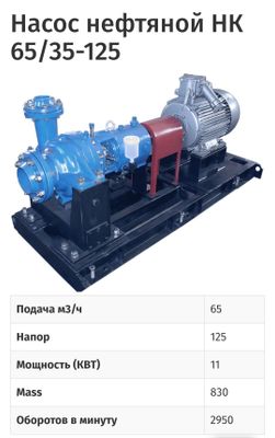 Нейтяной насос б/у сотилади