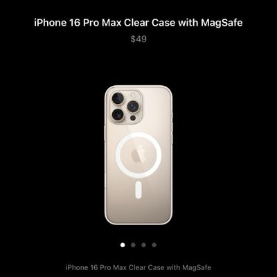 Оригинальный чехол Clear case Magsafe для Iphone 16 pro max