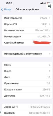 Iphone 13 Pro 256 GB