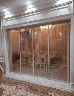 Стеклянные раздвижные перегородки в стиле лофт. Loft uslubidagi eshik.