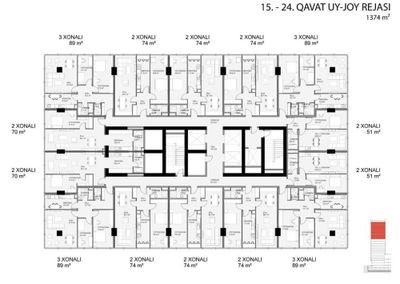 Premium квартира в Ташкент Сити, Ул.Алишера Навои. 74m2. Бизнес Центр.
