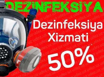 Dezinfeksiya tarakan, klapa, klop | Дезинфекция клопо таракан | DezUz