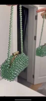 Сумочка ручной работы из бусин