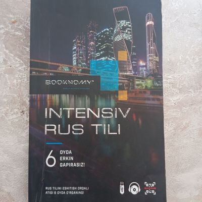 Booknomydan Intensiv Rus tili kitobi,6 oyda bemalol o'rganasiz