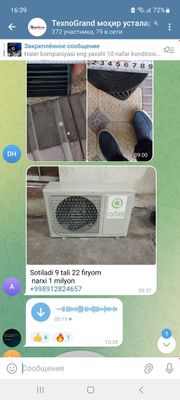 кондиционер орнатиш ва заправка тамирлаш