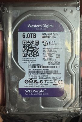 Жесткий диск HDD 6tb WD Purple