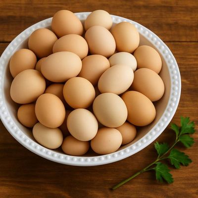 Домашние яйца от домашних кур
