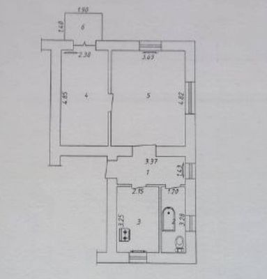 Продается 2-х.комнатная квартира 46м2 на ул. Дагестанская