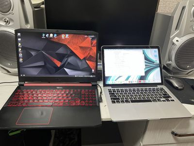 Acer nitro 5 + macbook pro