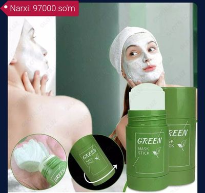 GREEN Mask yuzni ajin va husunbuzarlardan tozaloychi vosita