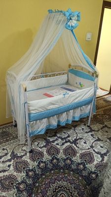Детская кровать с люлькой