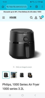 Philips, 1000 Series Air Fryer 1000 series 3.2L