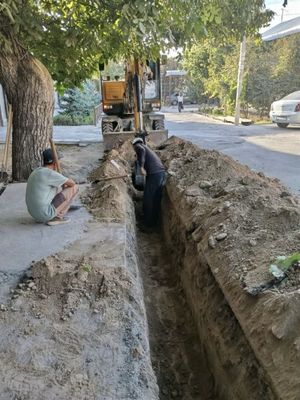 Траншея казибериш ручной подкоп