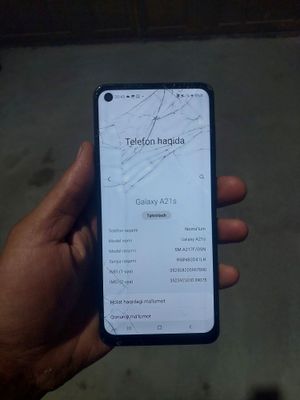Samsung a21 xolati yaxshi sensiri singan