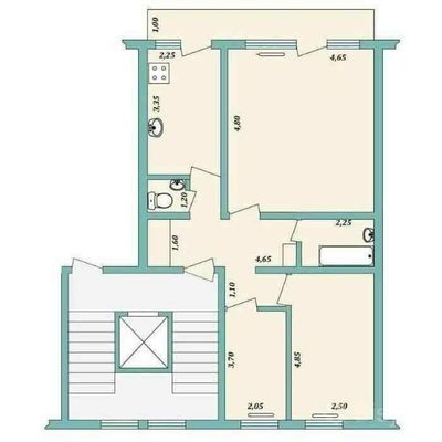 Юнусабад 13 квартал Мегаплэнет 3/8/9 (72²) ипотека продаётся квартира