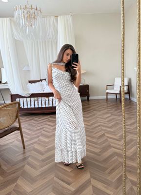 Платье в горошек