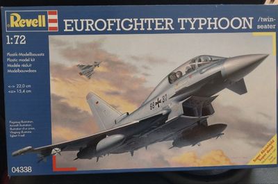 Сборная модель самолёта EUROFIGHTER TYPHOON, масштаб 1:72