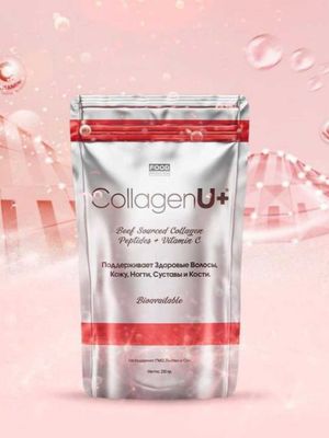 Collagen U+ с фруктовым вкусом и витамином C (Халяль) , Коллаген