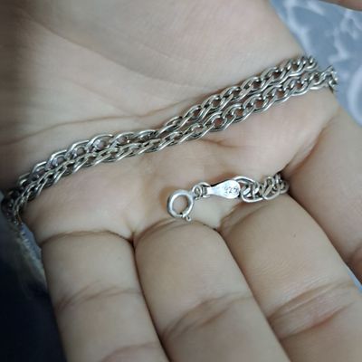 Цепочка мужская серебряная 925 пробы