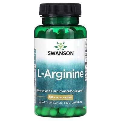 L-Arginine 500 Swanson N100