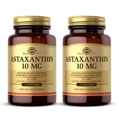 Мощный антиоксидант Астаксантин 10мг Solgar, Astaxanthin
