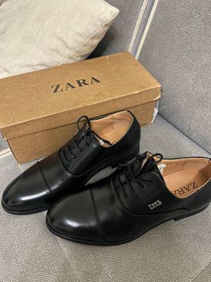 Мужские кожаные туфли Zara