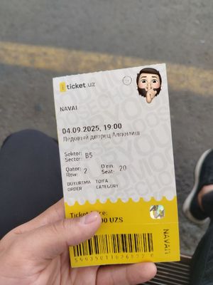 Navai bilet bor | Bilet_Konsert