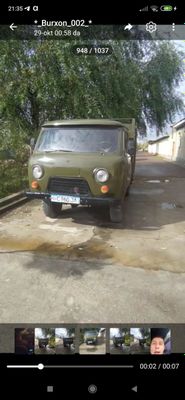 Uaz 3303 yuk bortli yili 1990 dokumentlari joyida Gaz metan 3ta