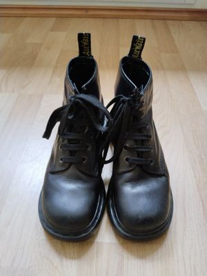 Dr Martens черные кожаные ботинки Англия , унисекс, размер 38