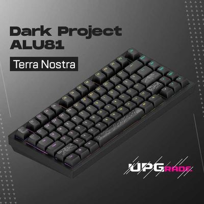 Клавиатура Dark Project ALU81 Terra Nostra Black | Бесплатная Доставка