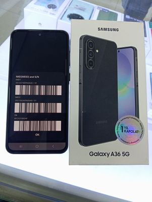 Samsung A36 black 8x128 sotiladi