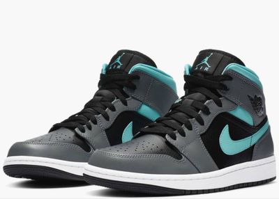 Nike Air Jordan 1 Mid Grey Aqua