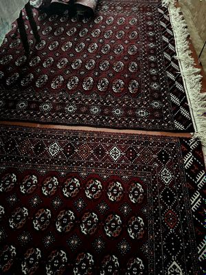 Туркменские ковры ручной работы.