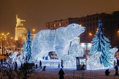 Новогодние скидки на светодиодных скульптур!