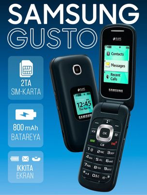 Samsung Gusto knopkali telefonlari sotiladi
