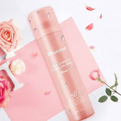 Омолаживающий солнцезащитный спрей JMsolution Glow Luminous Flower Sun Spray SPF50+ PA++++, 180 мл