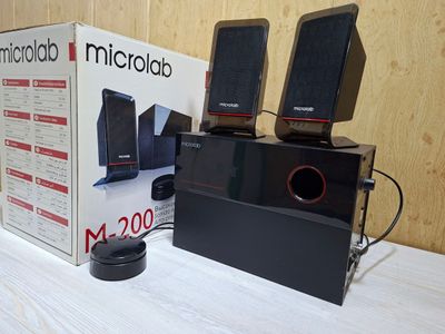 Продаю акустическую систему Microlab M-200 (2.1, 50 Вт RMS)
