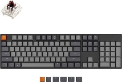 Keychron K10 – Механическая Bluetooth-клавиатура с белой подсветкой