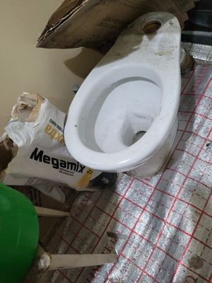 Унитаз ишланган.