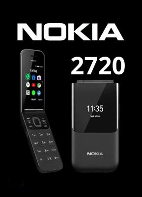 Nokia 2720 yengii 2 ta simkartali