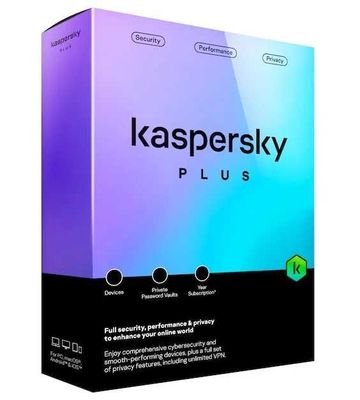 Подписка для антивируса Kaspersky Plus Касперский